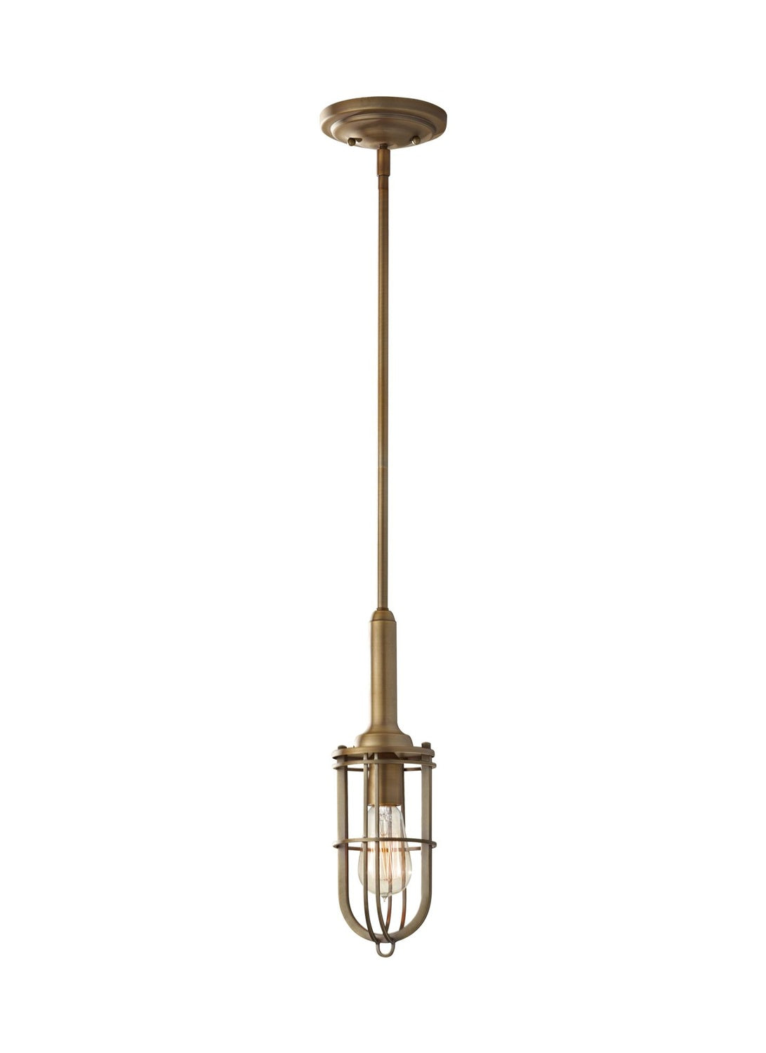 GENERATION LIGHTING, URBAN RENEWAL CLOSED CAGE PENDANT, PENDANT LIGHT