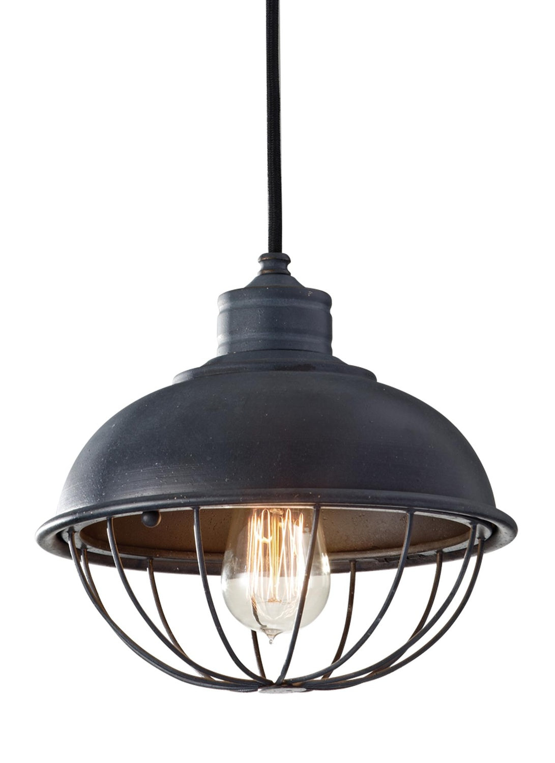GENERATION LIGHTING, URBAN RENEWAL ROUND CAGE PENDANT, PENDANT LIGHT