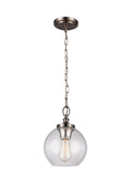 VISUAL COMFORT & CO., TABBY CLEAR GLASS MINI PENDANT, PENDANT LIGHT