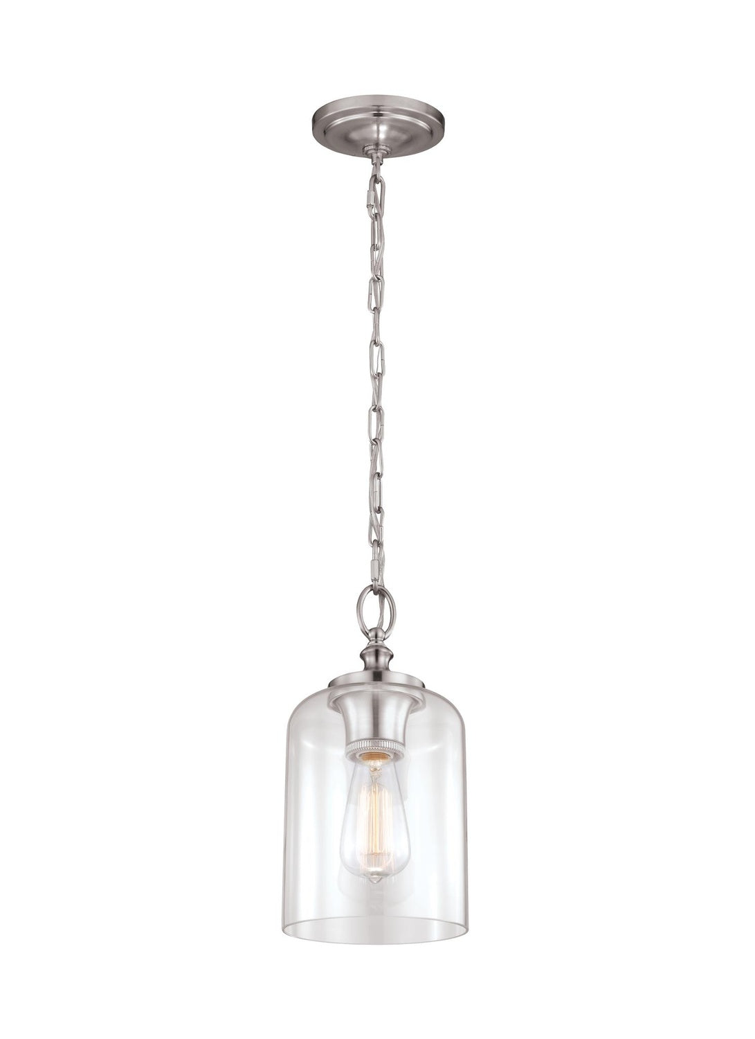 VISUAL COMFORT STUDIO, HOUNSLOW CLEAR GLASS MINI PENDANT, PENDANT LIGHT