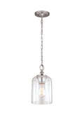 VISUAL COMFORT & CO., HOUNSLOW CLEAR GLASS MINI PENDANT, PENDANT LIGHT