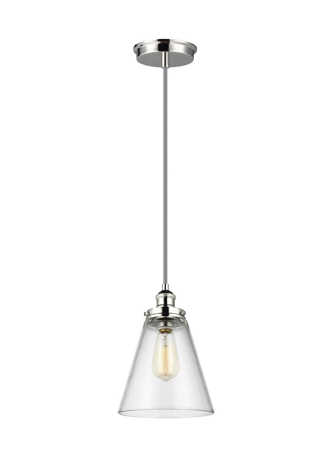 VISUAL COMFORT & CO., BASKIN CONE PENDANT, PENDANT LIGHT