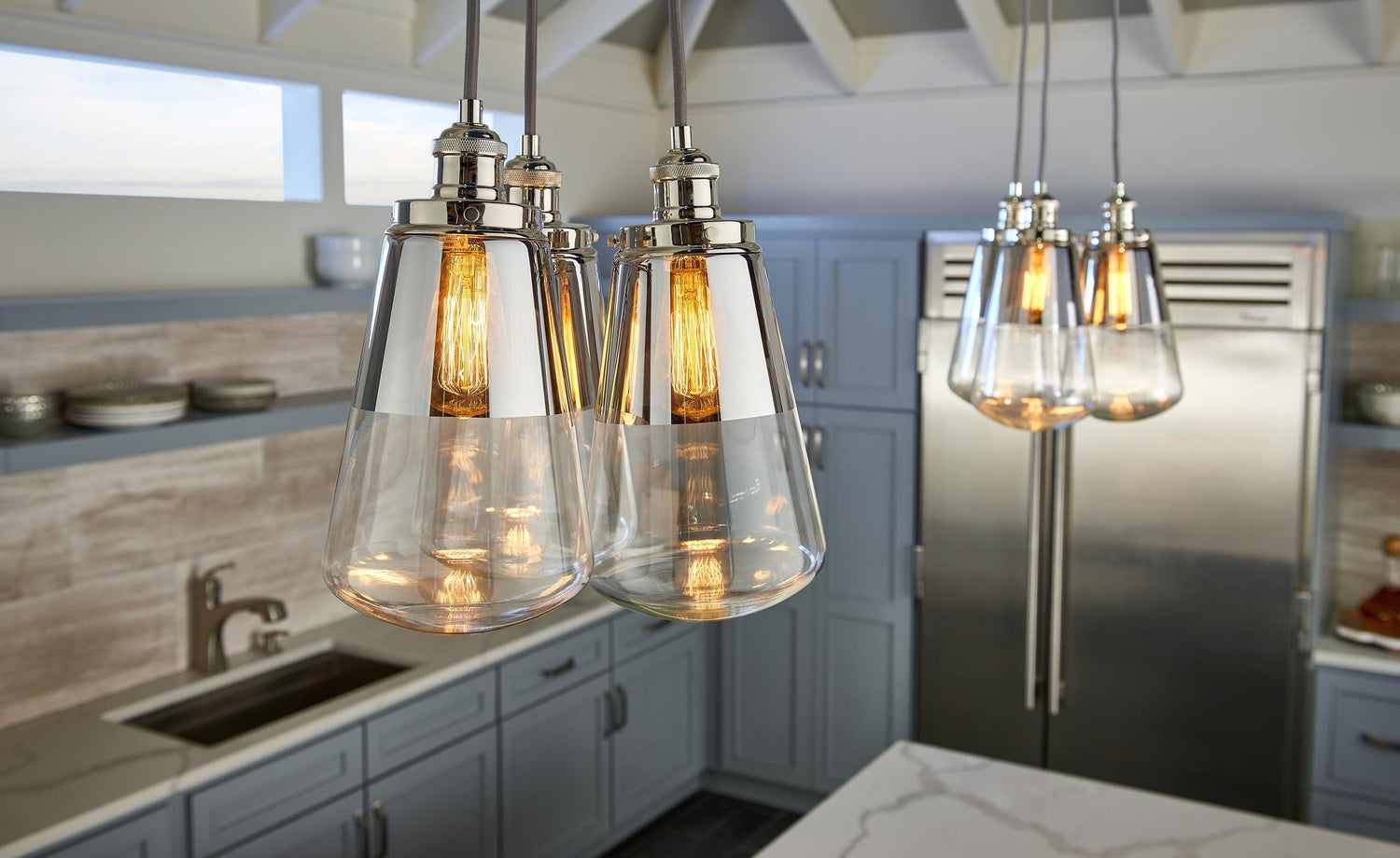 VISUAL COMFORT STUDIO, WAVEFORM PENDANT, PENDANT LIGHT