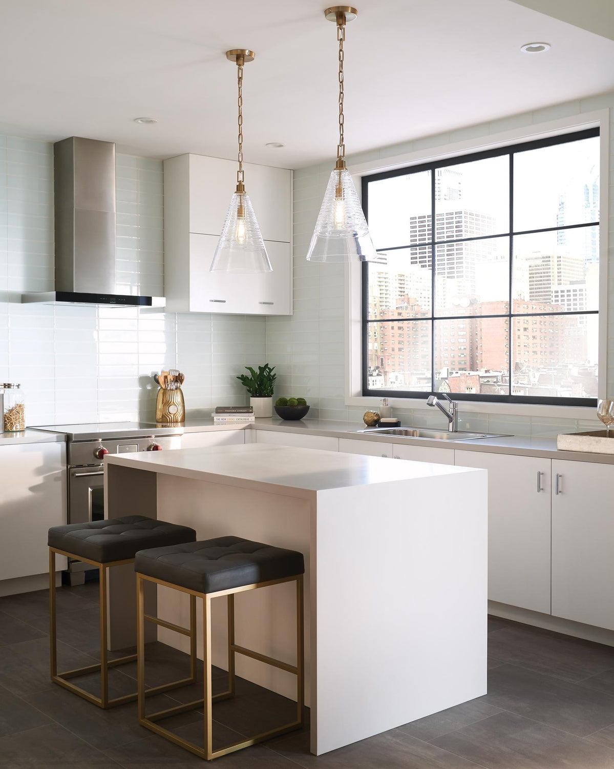 VISUAL COMFORT & CO., ELMORE CONE PENDANT, PENDANT LIGHT