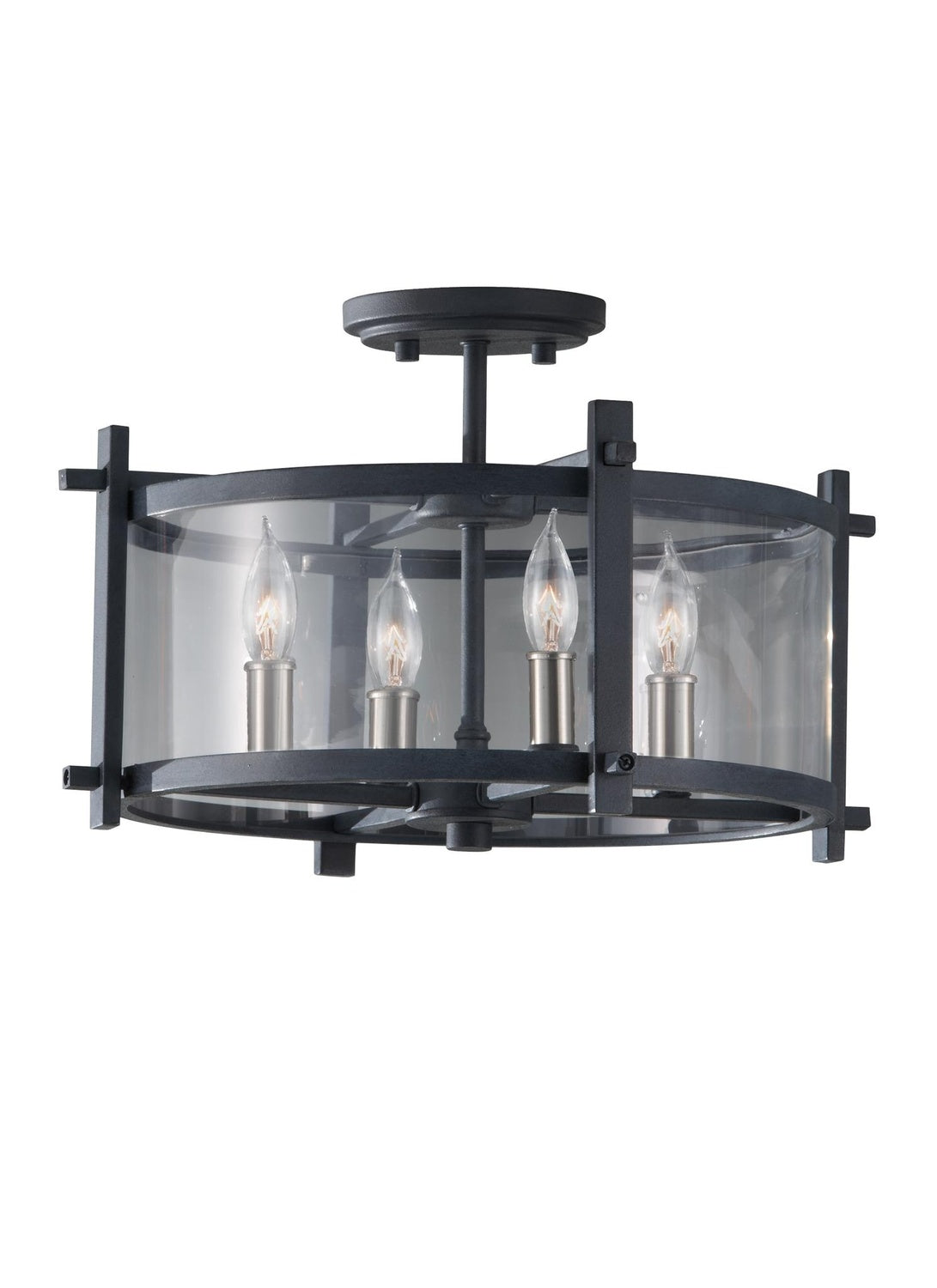 GENERATION LIGHTING, ETHAN SEMI-FLUSH MOUNT, SEMI FLUSH MOUNT LIGHT