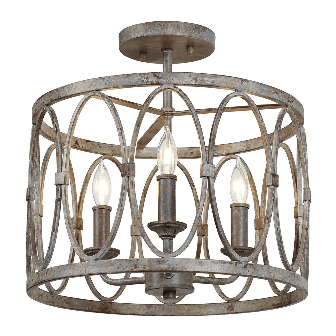 VISUAL COMFORT STUDIO, PATRICE SEMI-FLUSH MOUNT, SEMI FLUSH MOUNT LIGHT
