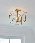 VISUAL COMFORT STUDIO, THAYER SEMI-FLUSH MOUNT, SEMI FLUSH MOUNT LIGHT