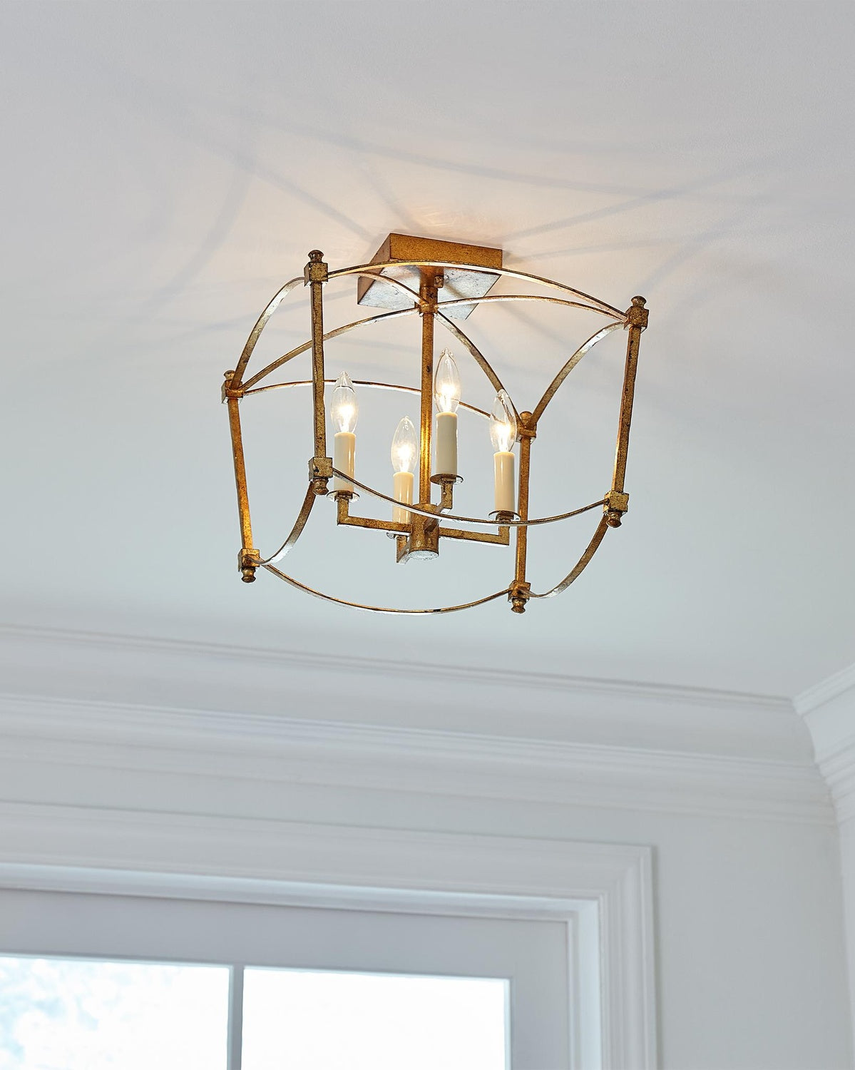 VISUAL COMFORT & CO., THAYER SEMI-FLUSH MOUNT, SEMI FLUSH MOUNT LIGHT