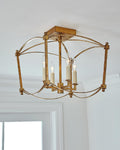 VISUAL COMFORT & CO., THAYER SEMI-FLUSH MOUNT, SEMI FLUSH MOUNT LIGHT