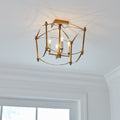 VISUAL COMFORT STUDIO, THAYER SEMI-FLUSH MOUNT, SEMI FLUSH MOUNT LIGHT