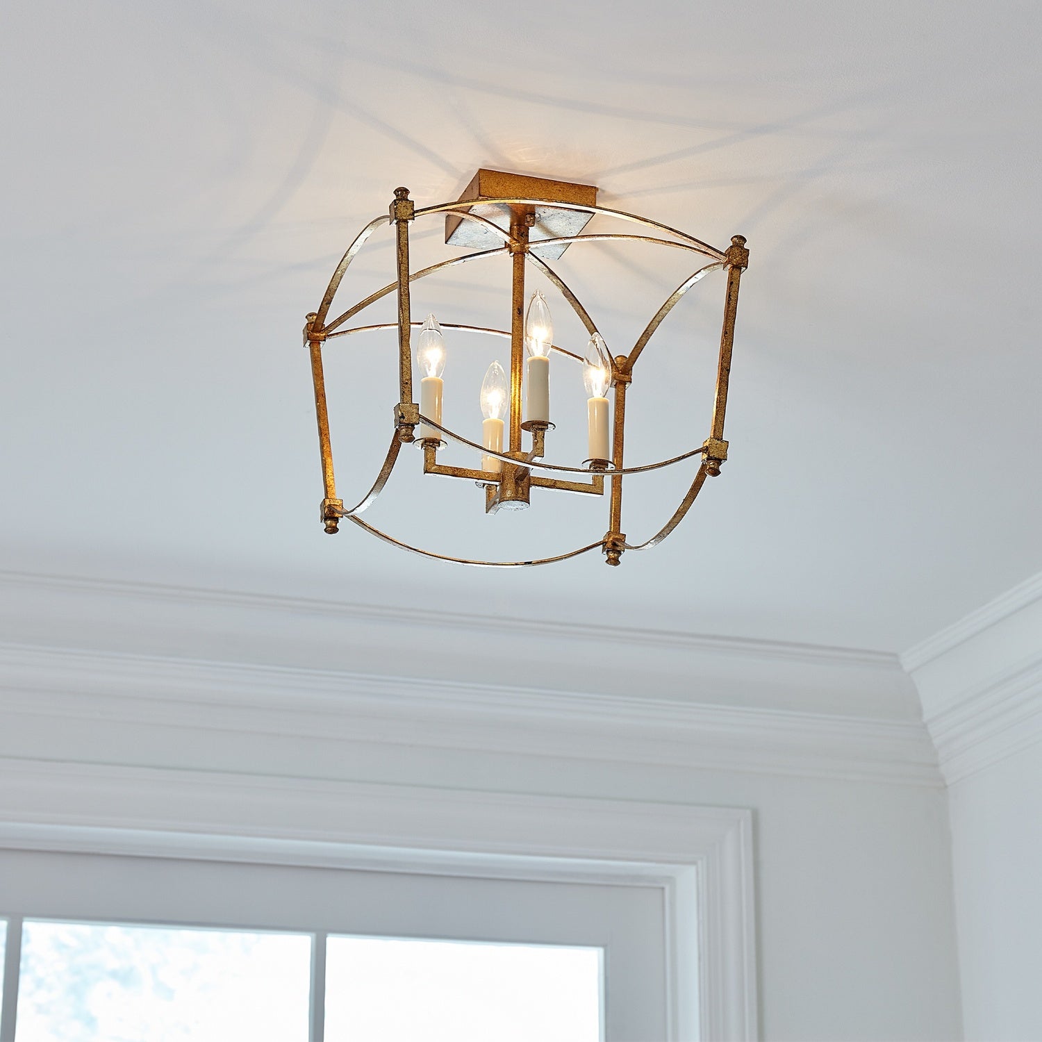 VISUAL COMFORT STUDIO, THAYER SEMI-FLUSH MOUNT, SEMI FLUSH MOUNT LIGHT