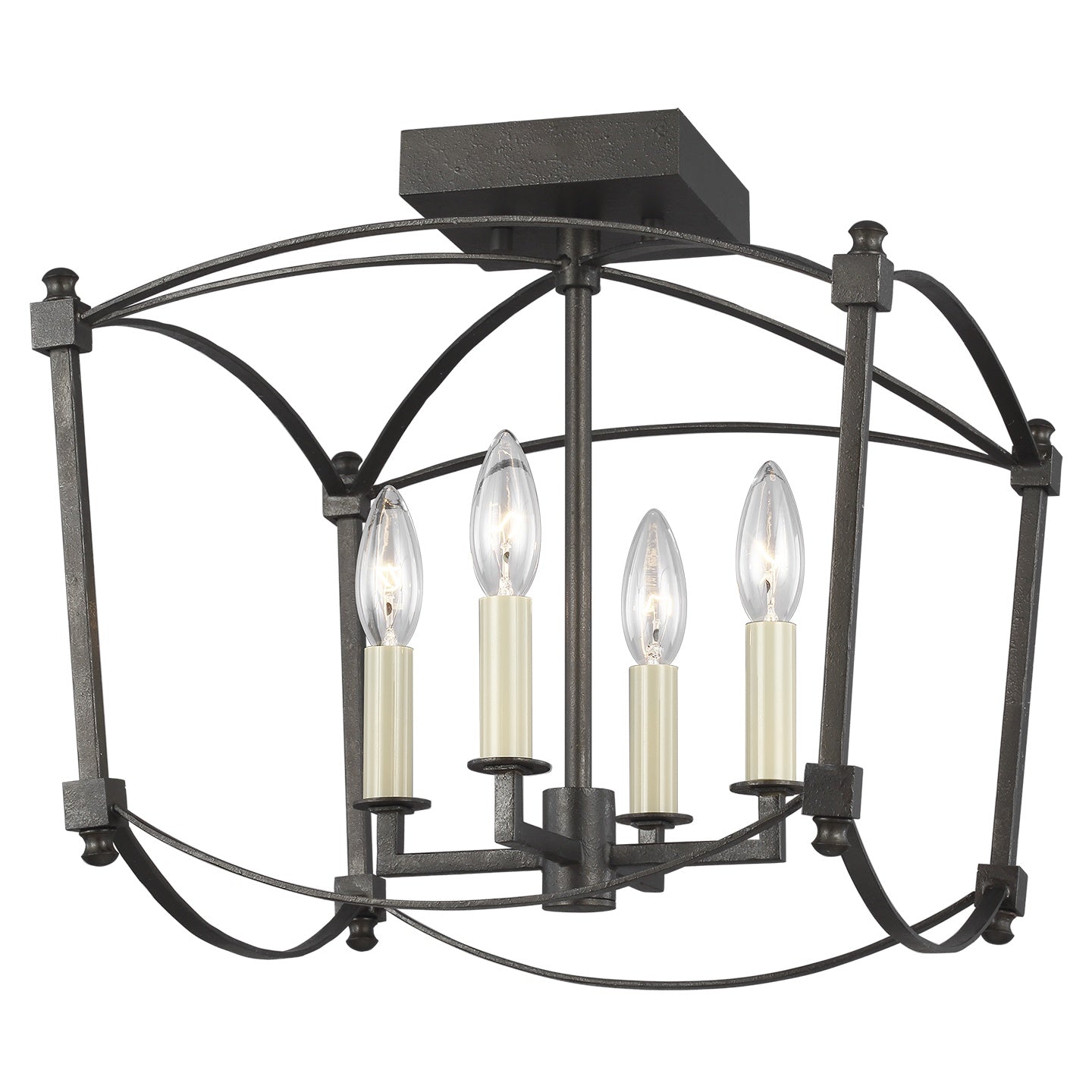 VISUAL COMFORT & CO., THAYER SEMI-FLUSH MOUNT, SEMI FLUSH MOUNT LIGHT