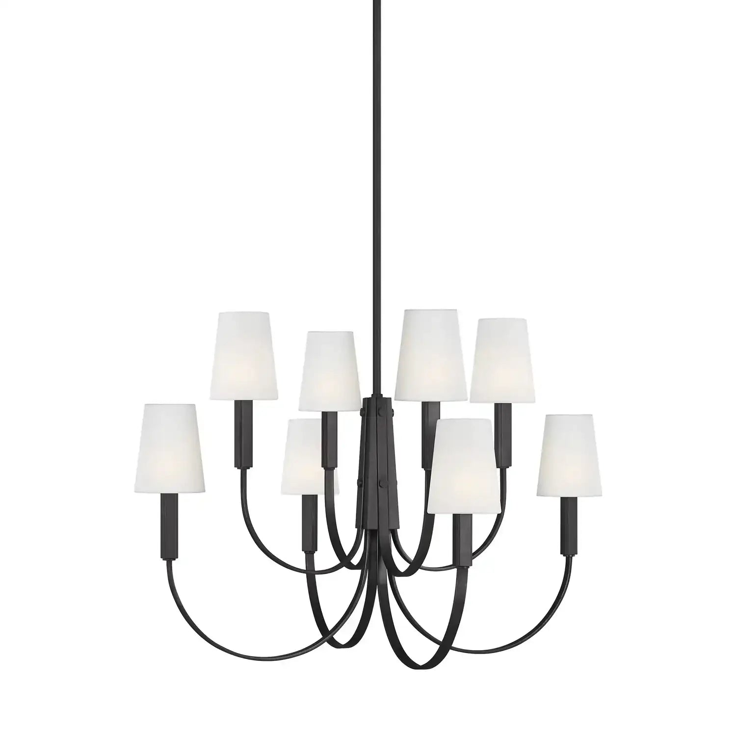 VISUAL COMFORT STUDIO, LOGAN TWO-TIER CHANDELIER, CHANDELIER LIGHT