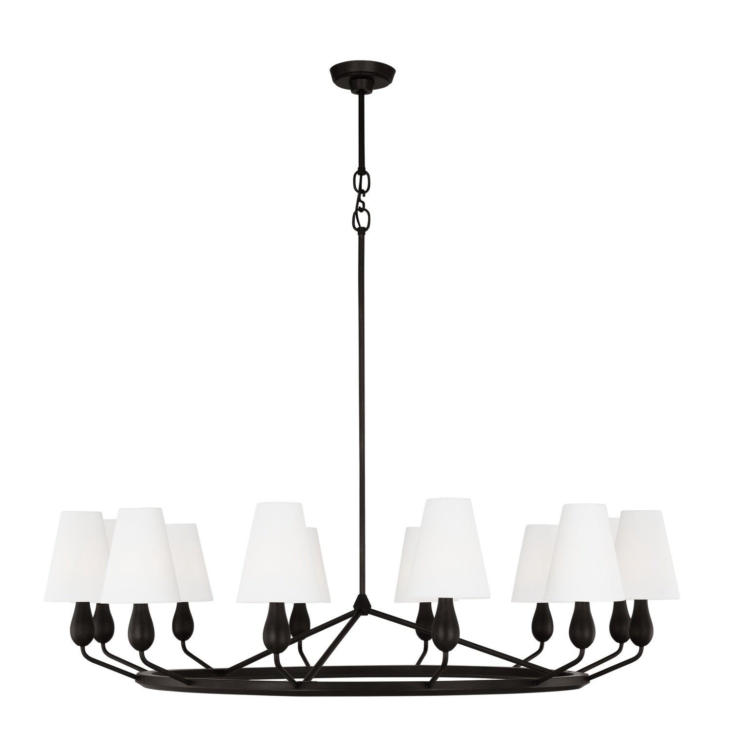 VISUAL COMFORT STUDIO, ZIBA CHANDELIER, CHANDELIER LIGHT