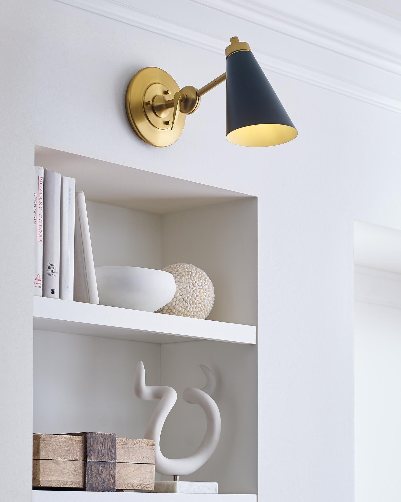 VISUAL COMFORT & CO., SIGNORET TASK SCONCE, WALL SCONCES