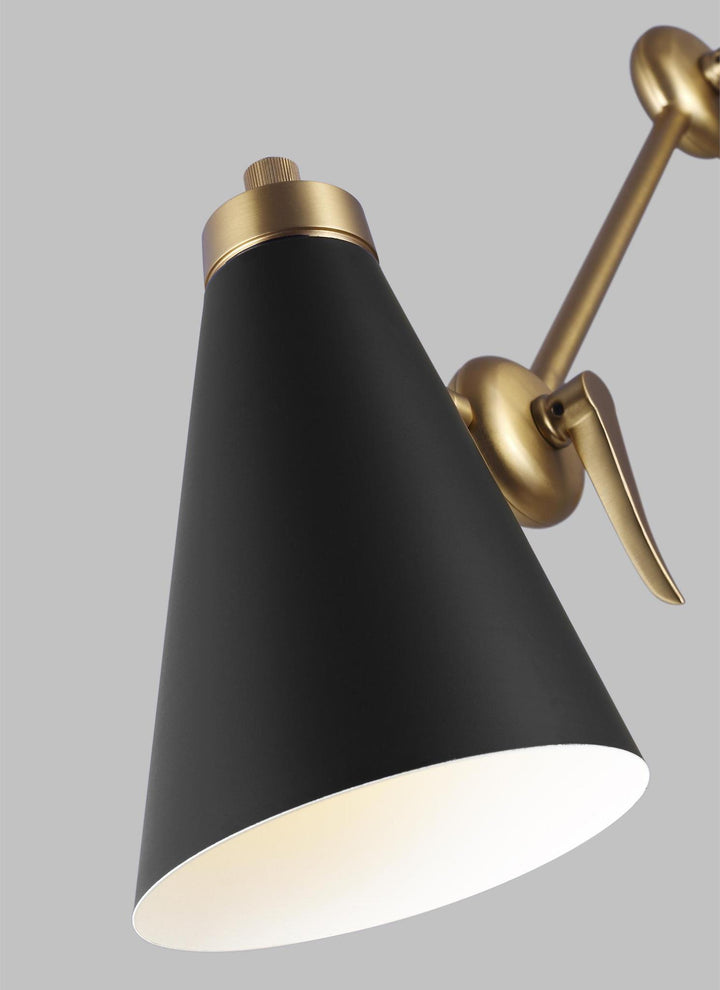 VISUAL COMFORT & CO., SIGNORET 2 - ARM LIBRARY SCONCE, WALL SCONCES