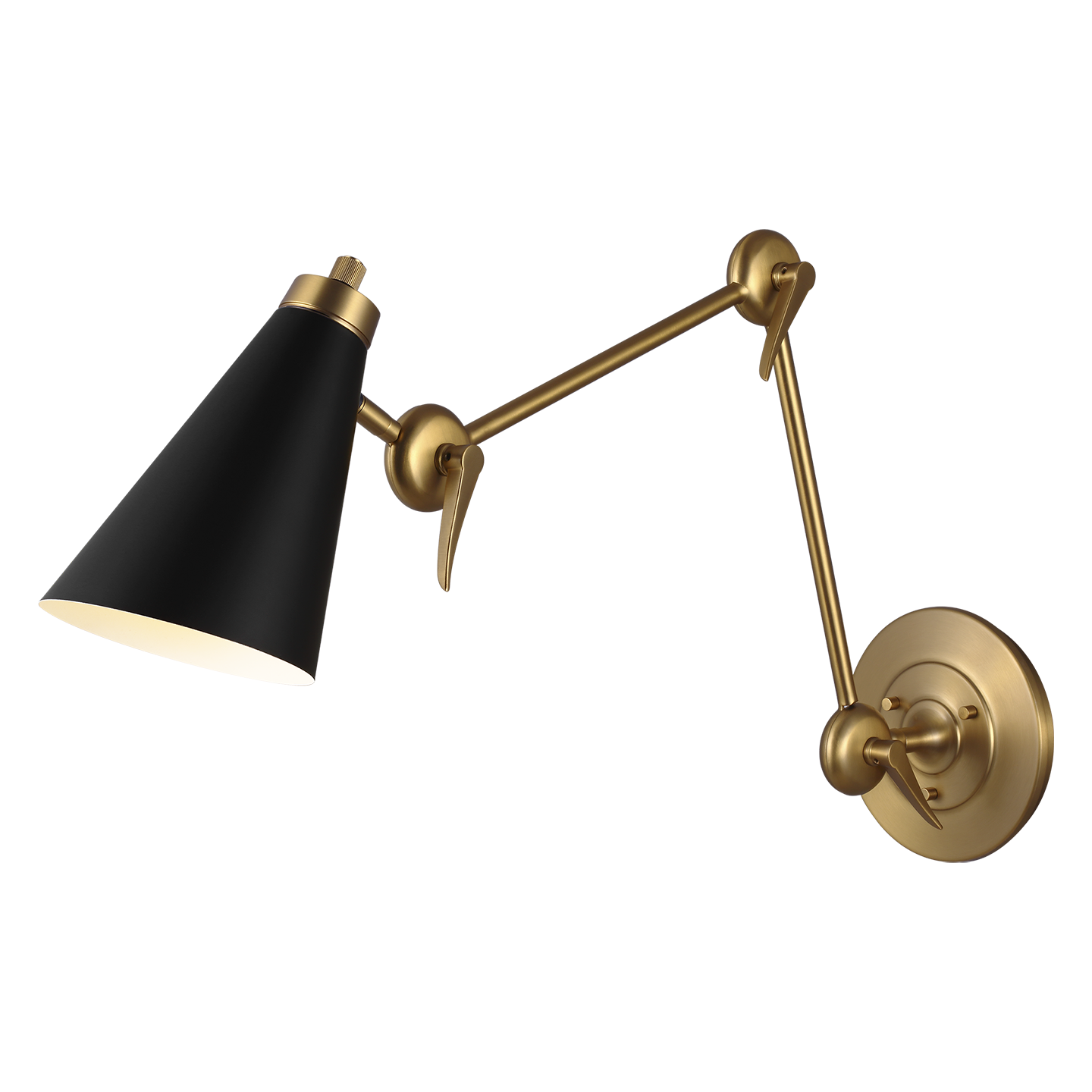 VISUAL COMFORT & CO., SIGNORET 2 - ARM LIBRARY SCONCE, WALL SCONCES