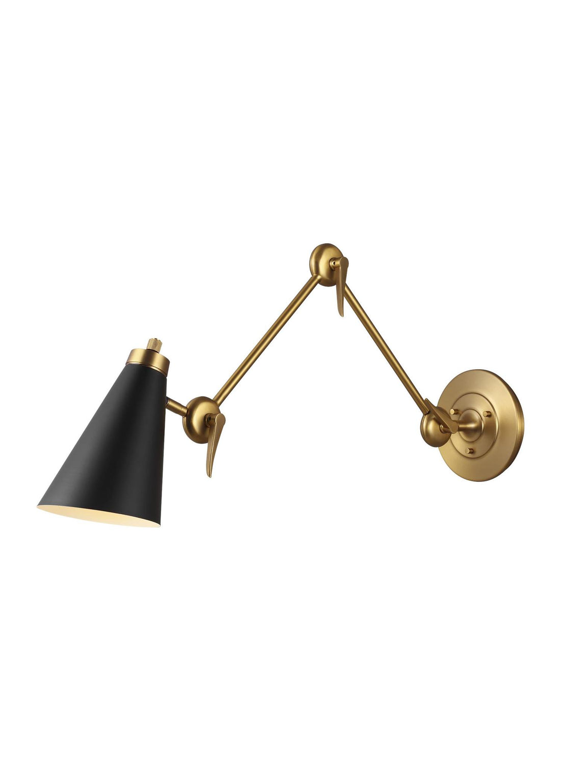 VISUAL COMFORT STUDIO, SIGNORET 2 - ARM LIBRARY SCONCE, WALL SCONCES