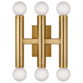 VISUAL COMFORT STUDIO, BECKHAM MODERN TRIPLE SCONCE, WALL SCONCES