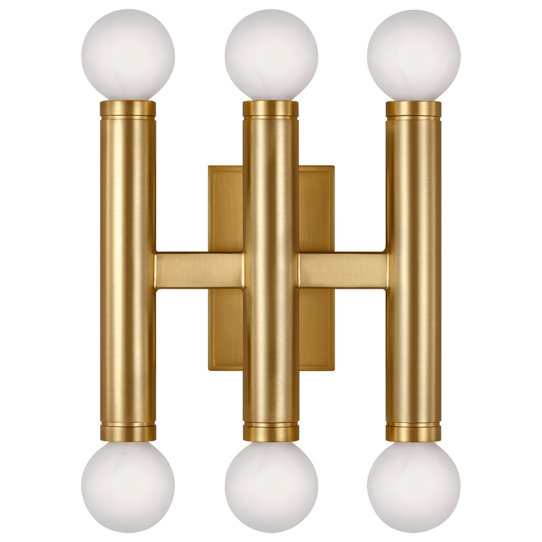 VISUAL COMFORT & CO., BECKHAM MODERN TRIPLE SCONCE, WALL SCONCES