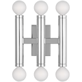 VISUAL COMFORT & CO., BECKHAM MODERN TRIPLE SCONCE, WALL SCONCES
