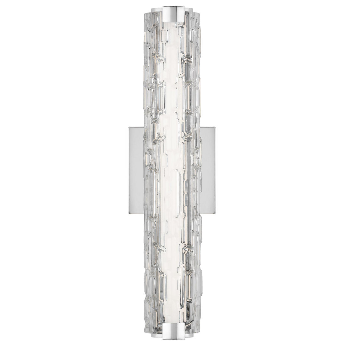 VISUAL COMFORT & CO., CUTLER STAGGERED GLASS LED SCONCE, WALL SCONCES