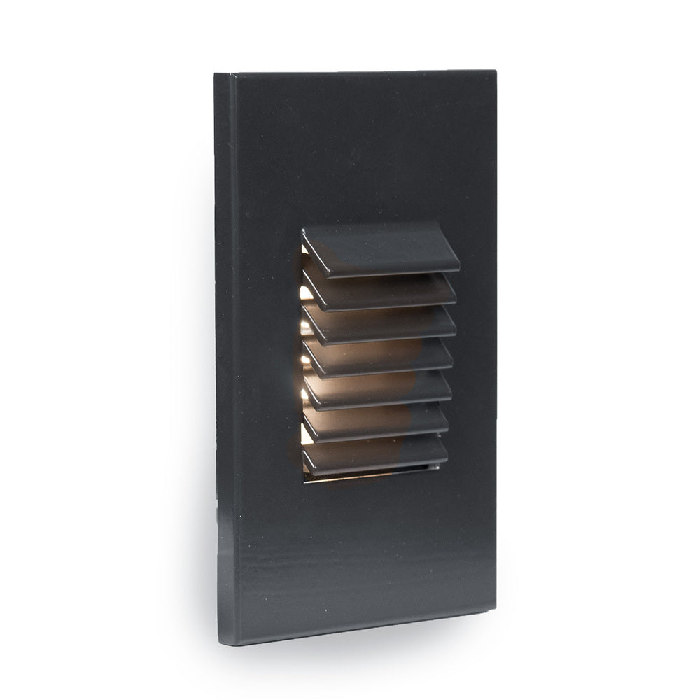 WAC LIGHTING, LED LOW VOLTAGE VERTICAL LOUVERED STEP AND WALL LIGHT, OUTDOOR WALL LIGHTS