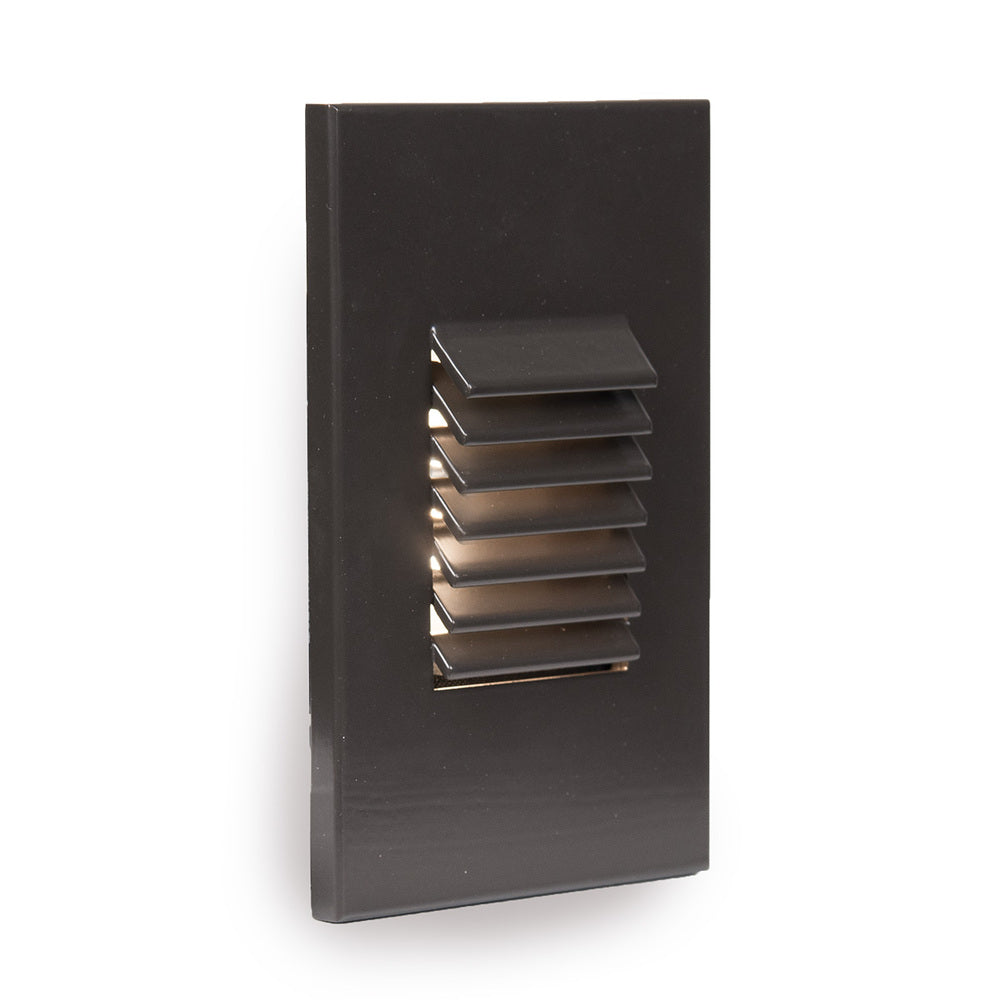 WAC LIGHTING, LED LOW VOLTAGE VERTICAL LOUVERED STEP AND WALL LIGHT, OUTDOOR WALL LIGHTS