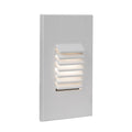 WAC LIGHTING, LED LOW VOLTAGE VERTICAL LOUVERED STEP AND WALL LIGHT, OUTDOOR WALL LIGHTS