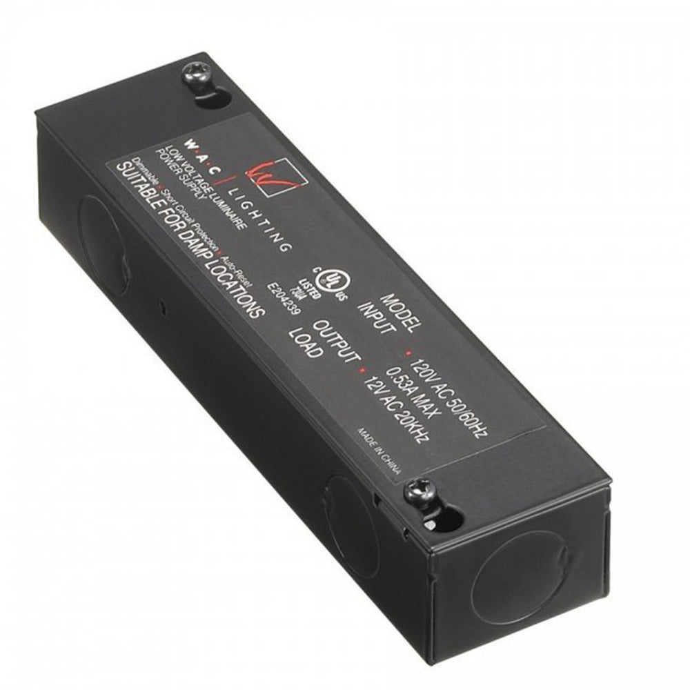 WAC LIGHTING ENCLOSED ELECTRONIC TRANSFORMER 120V INPUT 12V OUTPUT - DO NOT SHOW ON WEBSITE