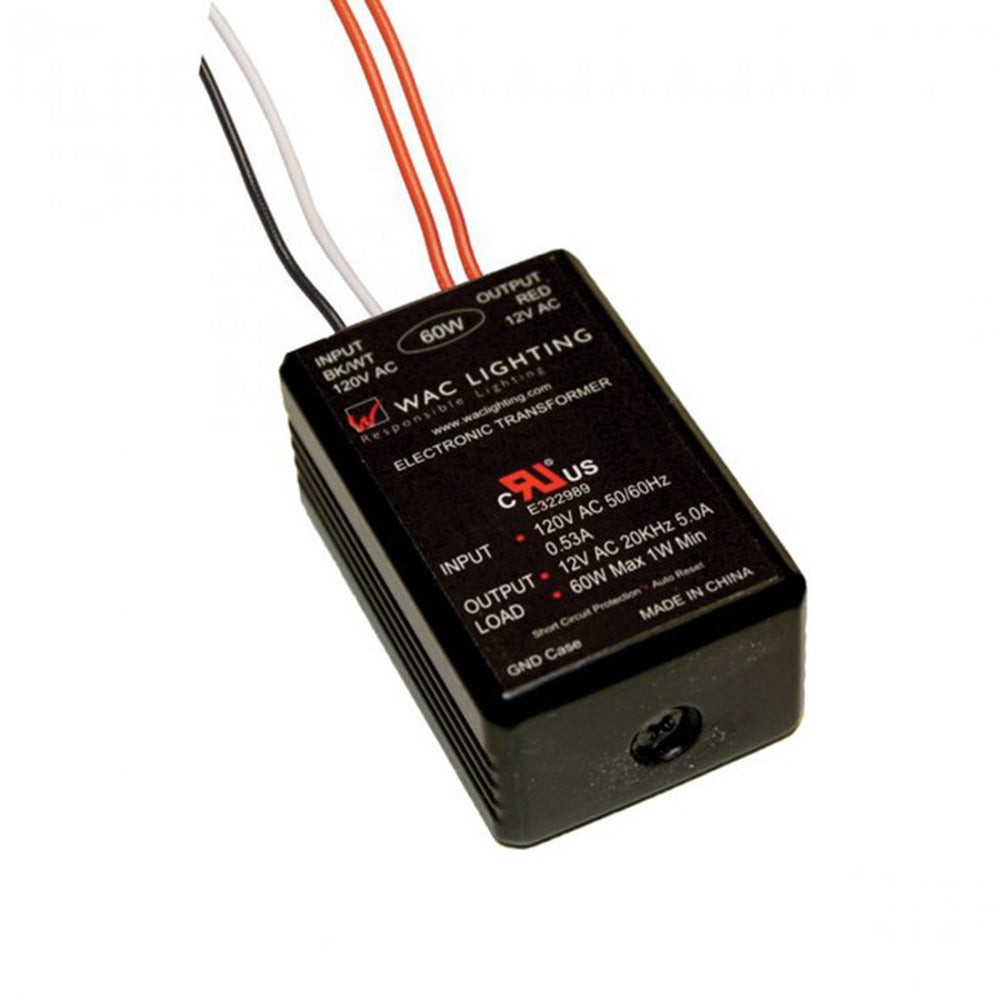 WAC LIGHTING ELECTRONIC TRANSFORMER 120V INPUT 12V OUTPUT - DO NOT SHOW ON WEBSITE