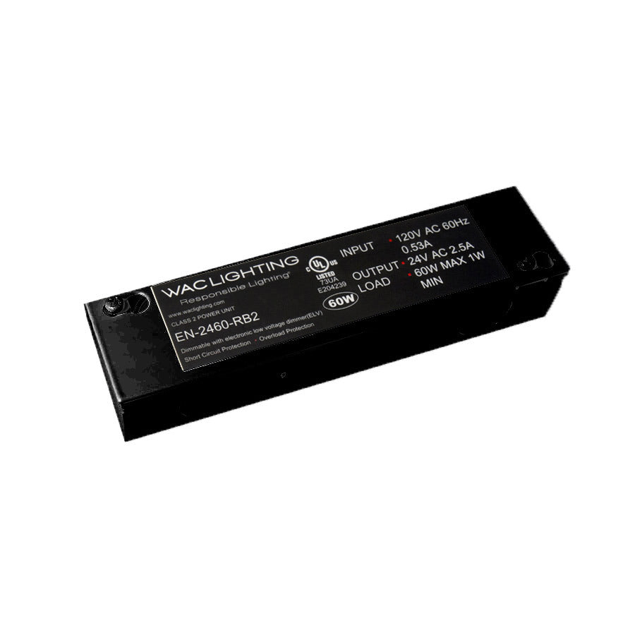 WAC LIGHTING ENCLOSED ELECTRONIC TRANSFORMER 120V INPUT 24V OUTPUT - DO NOT SHOW ON WEBSITE