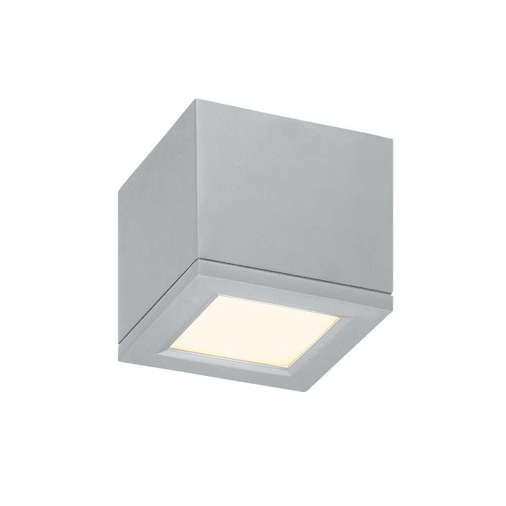 WAC LIGHTING, RUBIX OUTDOOR FLUSH MOUNT LIGHT, OUTDOOR CEILING LIGHTS