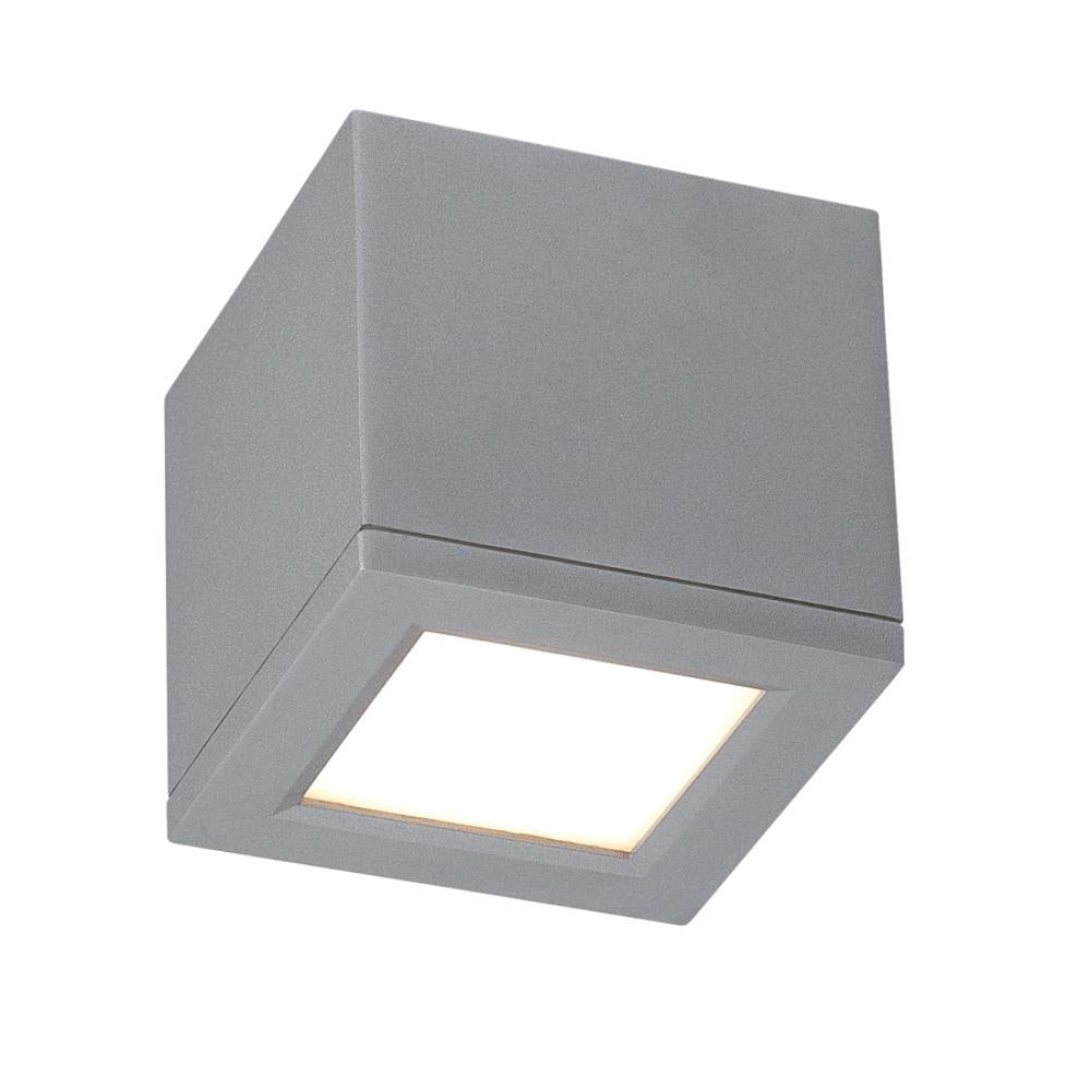 WAC LIGHTING, RUBIX OUTDOOR FLUSH MOUNT LIGHT, OUTDOOR CEILING LIGHTS