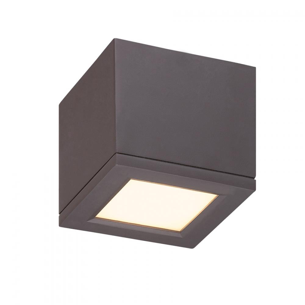 WAC LIGHTING, RUBIX OUTDOOR FLUSH MOUNT LIGHT, OUTDOOR CEILING LIGHTS