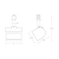 WAC LIGHTING OCULARC - 5CCT WALL WASH TRACK LUMINAIRE - DO NOT SHOW ON WEBSITE