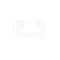 WAC LIGHTING INVISILED 5FT SURFACE MOUNTED CHANNEL
