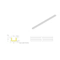WAC LIGHTING INVISILED 8FT RECESSED MOUNTED TRIM CHANNEL