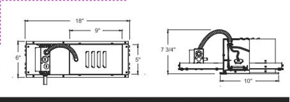 WAC LIGHTING LOW VOLTAGE MULTIPLE TWO LIGHT HOUSING - DO NOT SHOW ON WEBSITE