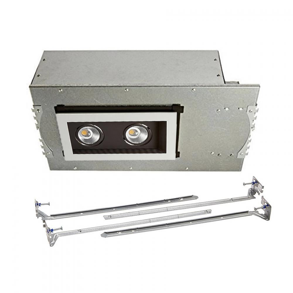 WAC LIGHTING MULTIPLE LED TWO LIGHT NEW CONSTRUCTION HOUSING - DO NOT SHOW ON WEBSITE