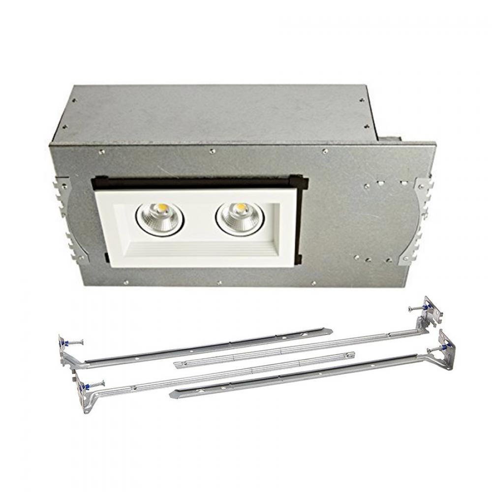 WAC LIGHTING MULTIPLE LED TWO LIGHT NEW CONSTRUCTION HOUSING - DO NOT SHOW ON WEBSITE
