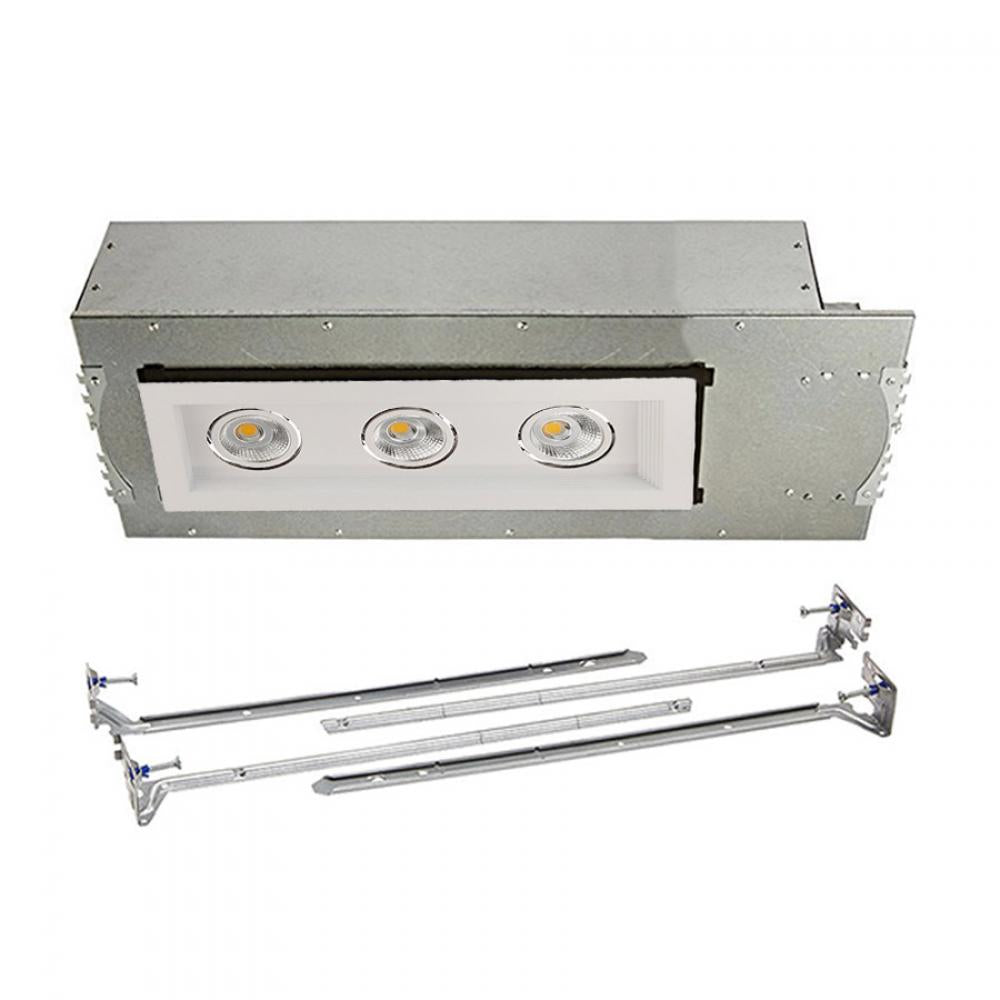 WAC LIGHTING MULTIPLE LED THREE LIGHT NEW CONSTRUCTION HOUSING - DO NOT SHOW ON WEBSITE