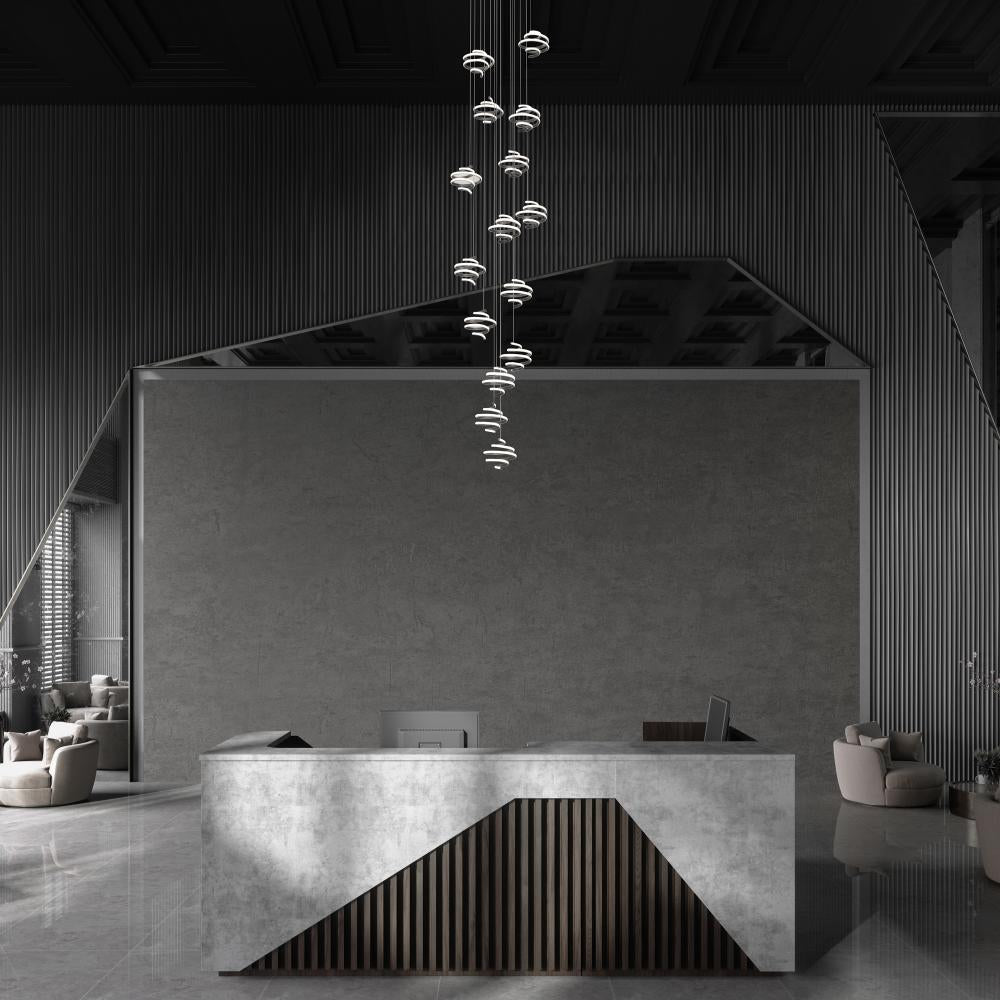 WAC LIGHTING, WHIRL CHANDELIER LIGHT, PENDANT LIGHT