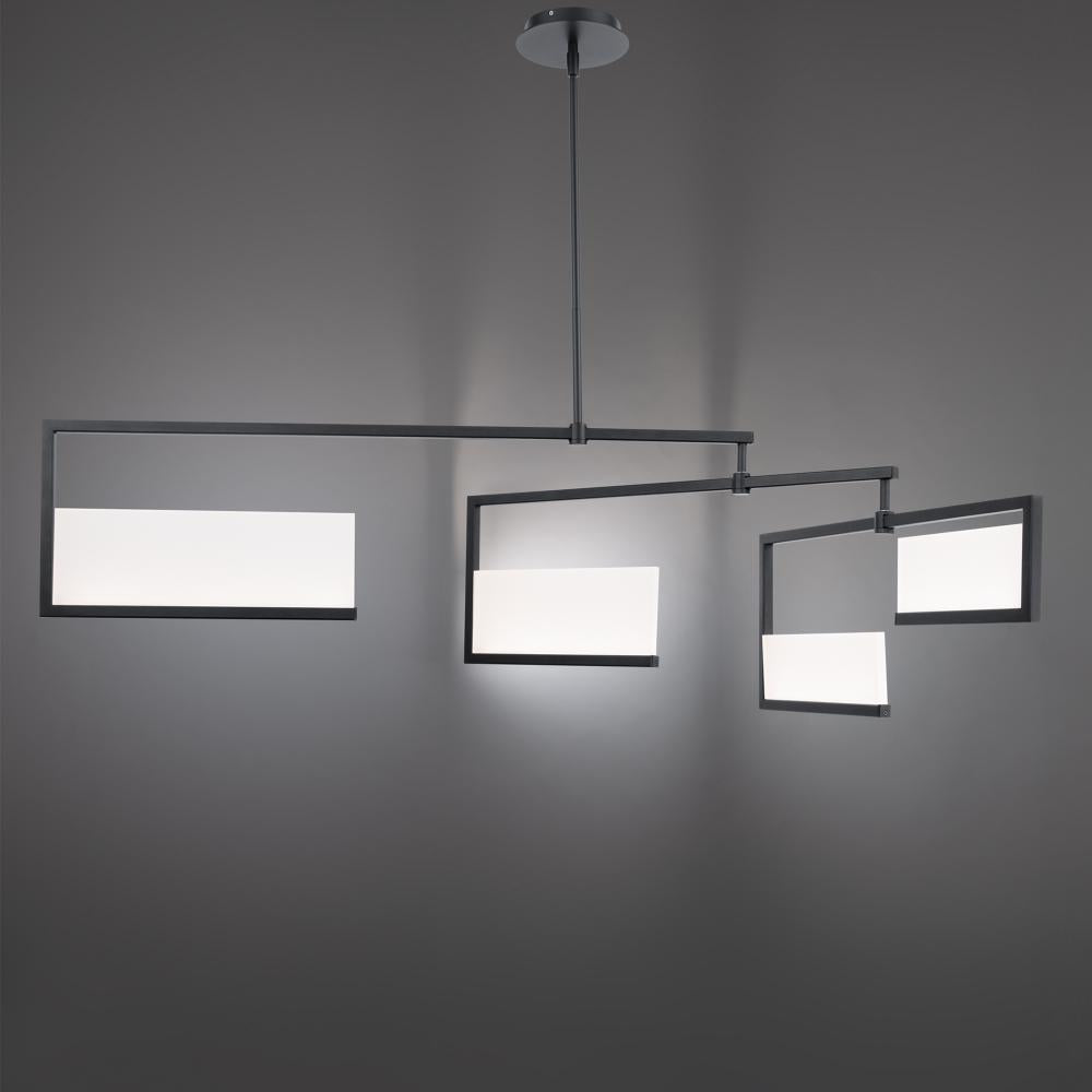 WAC LIGHTING, QUARTET CHANDELIER LIGHT, PENDANT LIGHT