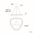 WAC LIGHTING, OYSTER PENDANT LIGHT, PENDANT LIGHT