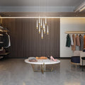 WAC LIGHTING, QUILL CHANDELIER LIGHT, PENDANT LIGHT