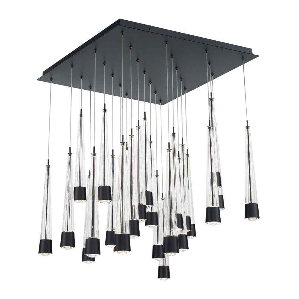 WAC LIGHTING, QUILL CHANDELIER LIGHT, PENDANT LIGHT