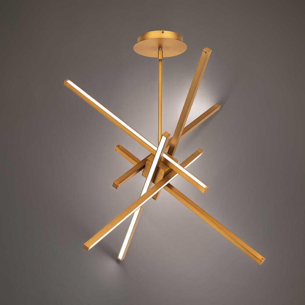 WAC LIGHTING, PARALLAX CHANDELIER LIGHT, PENDANT LIGHT