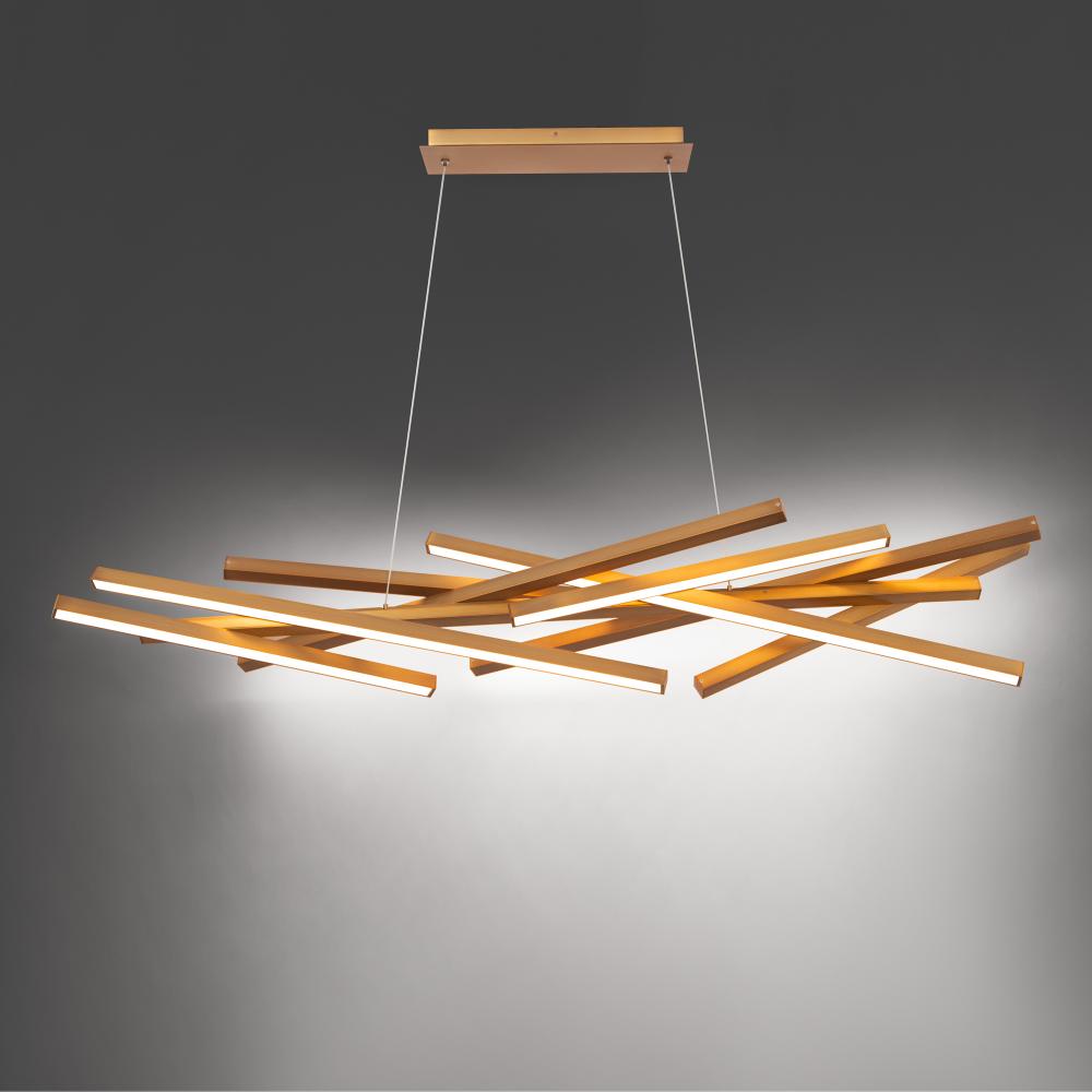 WAC LIGHTING, PARALLAX CHANDELIER LIGHT, PENDANT LIGHT