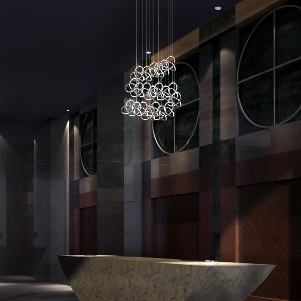 WAC LIGHTING, VORNADO CHANDELIER LIGHT, PENDANT LIGHT